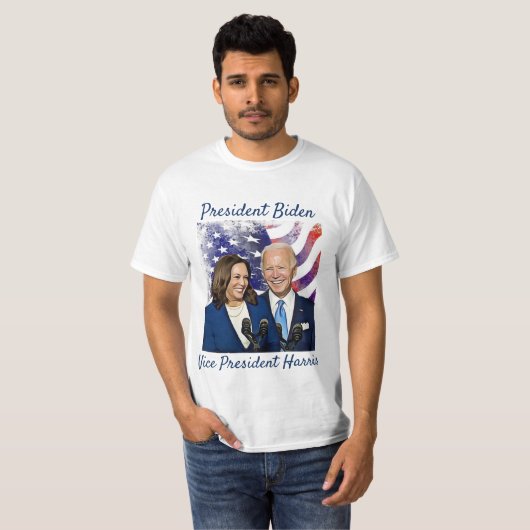President Joe Biden en VP Kamala Harris 2020 T-shirt (Voorkant volledig)
