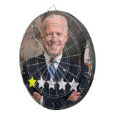 President Joe Biden Goedkeuringsbeoordeling Dartbord (Voorkant Rechts)
