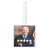 President Joe Biden Goedkeuringsbeoordeling Decoratie (Voorkant)