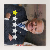 President Joe Biden Goedkeuringsbeoordeling Legpuzzel (Horizontaal)