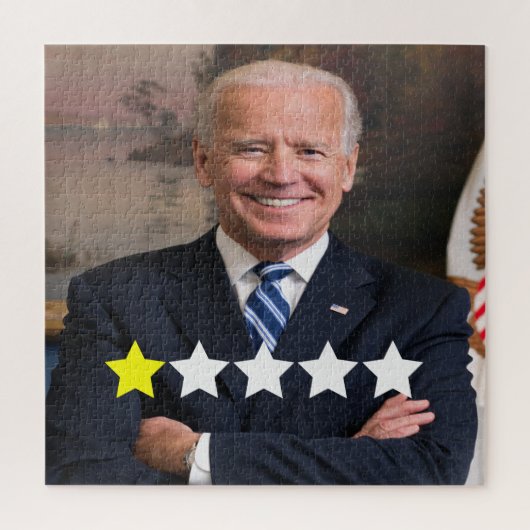 President Joe Biden Goedkeuringsbeoordeling Legpuzzel (Verticaal)