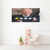 President Joe Biden Goedkeuringsbeoordeling Spandoek (Insitu)