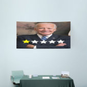 President Joe Biden Goedkeuringsbeoordeling Spandoek (Beurs)