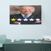 President Joe Biden Goedkeuringsbeoordeling Spandoek (Beurs)