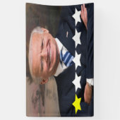 President Joe Biden Goedkeuringsbeoordeling Spandoek (Verticaal)