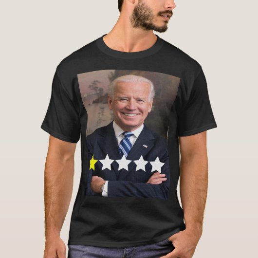 President Joe Biden Goedkeuringsbeoordeling T-shirt (Voorkant)