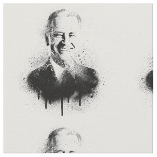 President Joe Biden Graffiti Art Stof