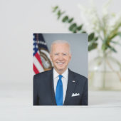 President Joe Biden Officiële 2021 Portret Briefkaart (Staand voorkant)