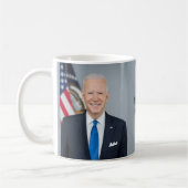 President Joe Biden Officiële 2021 Portret Koffiemok (Links)