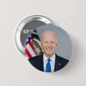 President Joe Biden Officiële 2021 Portret Ronde Button 5,7 Cm (Voorkant /achterkant)