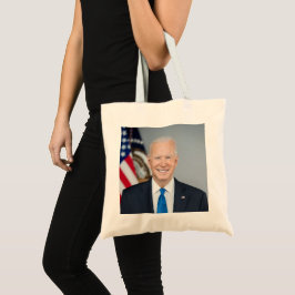 President Joe Biden Officiële 2021 Portret Tote Bag
