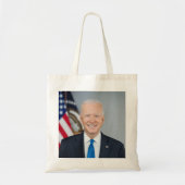 President Joe Biden Officiële 2021 Portret Tote Bag (Voorkant)