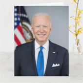President Joe Biden Officiële Verjaardag Kaart (Gele Bloem)