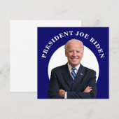 President Joe Biden Portrait (Voorkant / Achterkant)