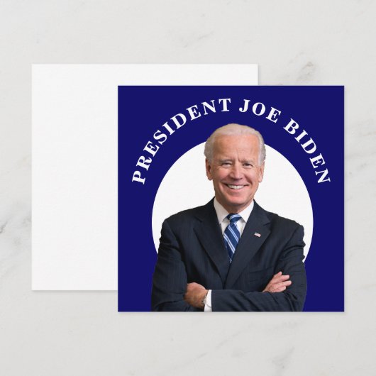 President Joe Biden Portrait (Voorkant / Achterkant)