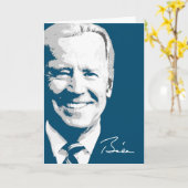 President Joe Biden Signature Kaart (Gele Bloem)