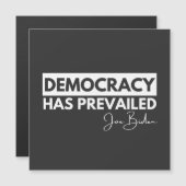 President Joe Biden T-shirt, Democratie heeft over (Voorkant / Achterkant)