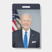 President Joe Biden White House Portrait   Badge (Achterkant)