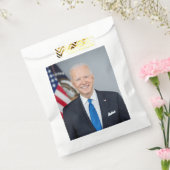President Joe Biden White House Portrait Favor Bedankzakje (Gezegeld)