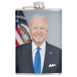 President Joe Biden White House Portrait Flask Heupfles