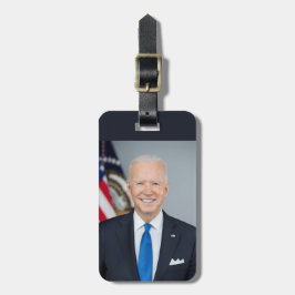 President Joe Biden White House Portrait Luggage Bagagelabel