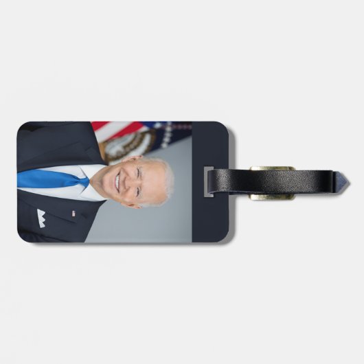 President Joe Biden White House Portrait Luggage Bagagelabel (Achterkant horizontaal)