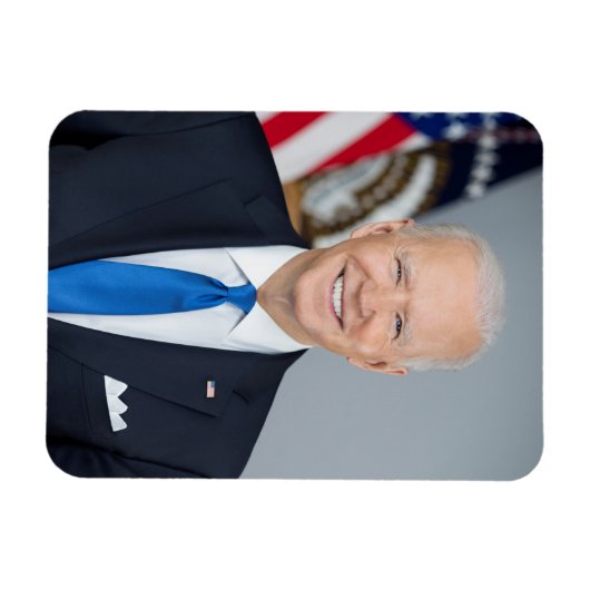 President Joe Biden White House Portrait Magnet Magneet (Horizontaal)