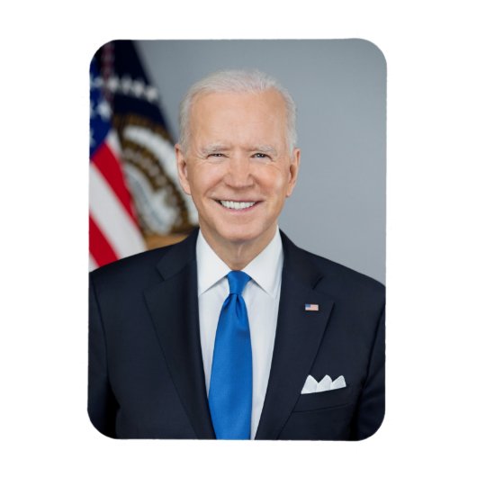 President Joe Biden White House Portrait Magnet Magneet (Verticaal)