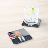 President Joe Biden White House Portret Bier Onderzetter (Rechterzijde)