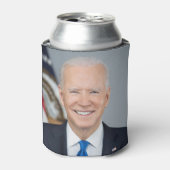 President Joe Biden White House Portret Bottle Blikjeskoeler (Blikje Voorkant)