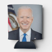 President Joe Biden White House Portret Bottle Blikjeskoeler (Achterkant)