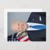 President Joe Biden White House Portret Briefkaart (Voorkant / Achterkant)