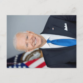 President Joe Biden White House Portret Briefkaart