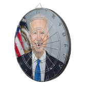 President Joe Biden White House Portret Dartbord (Voorkant Rechts)