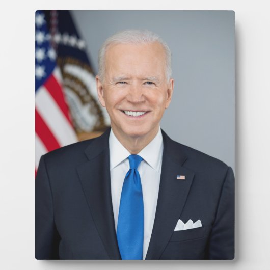 President Joe Biden White House Portret Fotoplaat (Voorkant)