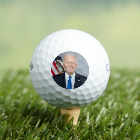 President Joe Biden White House Portret Golfballen (Insitu Shirt)