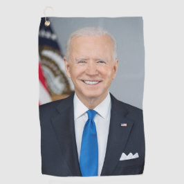 President Joe Biden White House Portret Golfhanddoek