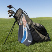 President Joe Biden White House Portret Golfhanddoek (Groen)