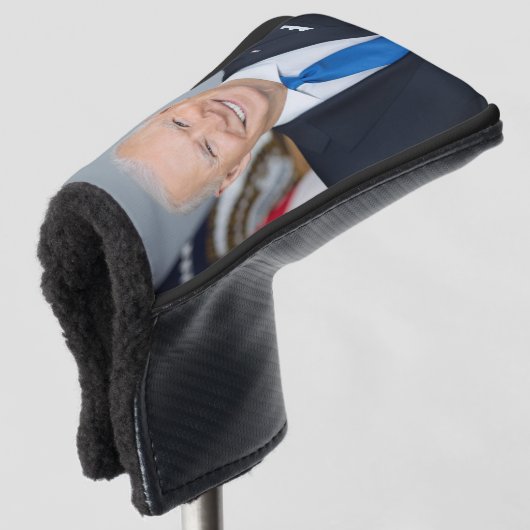 President Joe Biden White House Portret Golfheadcover (3/4 voorkant)