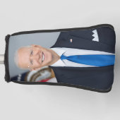 President Joe Biden White House Portret Golfheadcover (Voorkant)