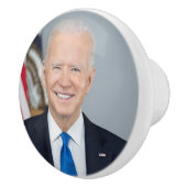 President Joe Biden White House Portret Keramische Knop (Rechts)