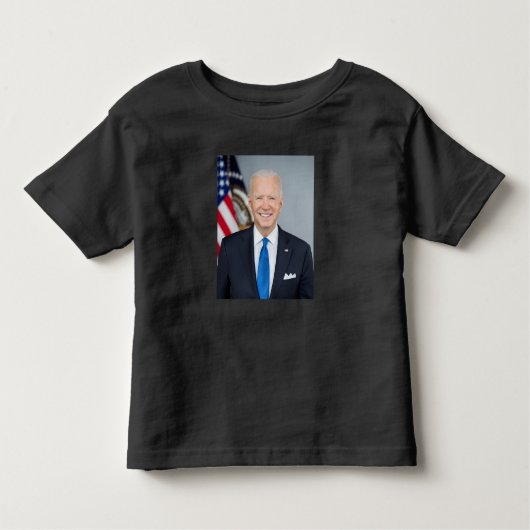 President Joe Biden White House Portret Kinder Shirts (Voorkant)