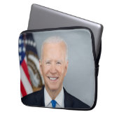 President Joe Biden White House Portret Laptop Laptop Sleeve (Voorkant Links)