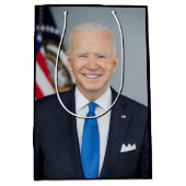 President Joe Biden White House Portret medium Medium Cadeauzakje (Voorkant)