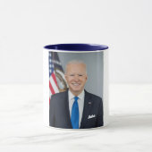 President Joe Biden White House Portret Mok (Midden)