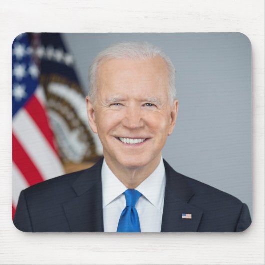 President Joe Biden White House Portret Muismat (Voorkant)