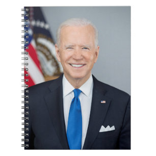 President Joe Biden White House Portret Notitieboek