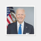 President Joe Biden White House Portret Servet (Voorkant)