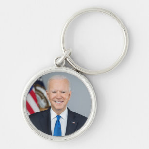 President Joe Biden White House Portret Sleutelhanger