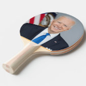 President Joe Biden White House Portret Tafeltennisbatje (Voorkant Gekanteld)